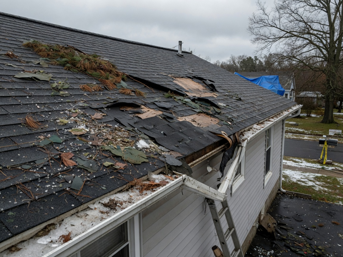How To Spot Roof Damage After A Nor'easter In Waterford Works