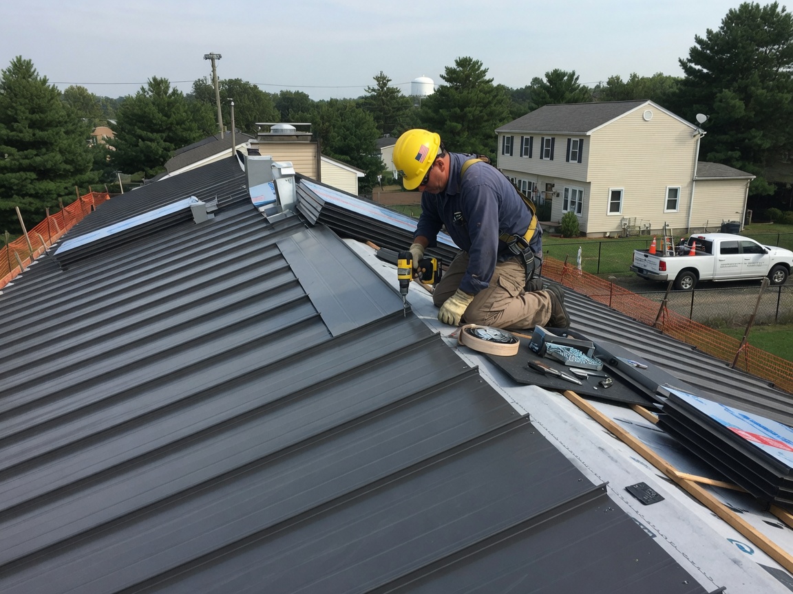 Metal Roofing in Waterford Works